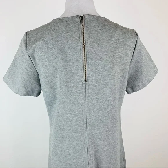 Banana Republic Gray Ponte Front Pocket Dress Medium - Picture 11 of 13